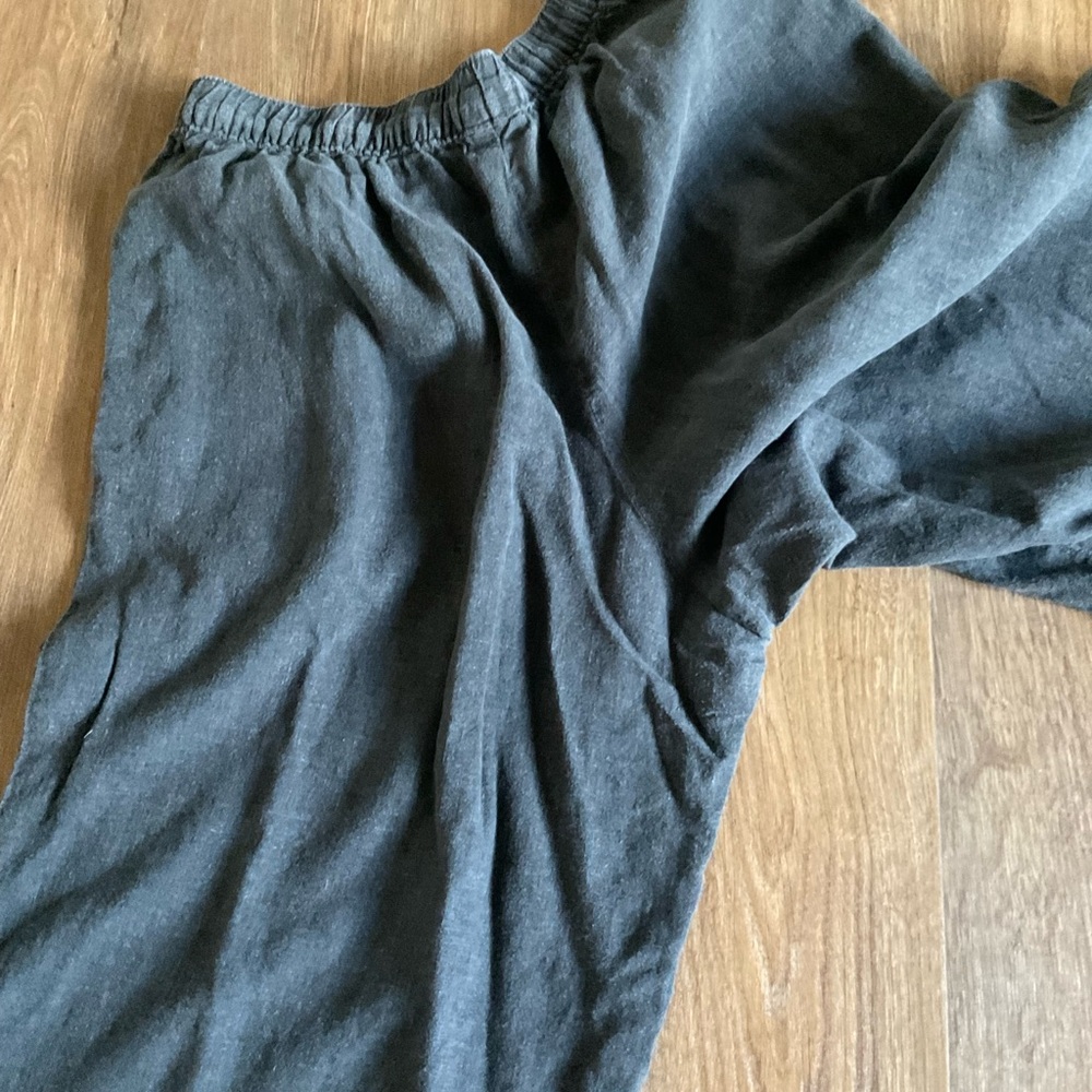 Patagonia Women’s Charcoal Gray Wide Leg Cropped Pants size S - Picture 3 of 7